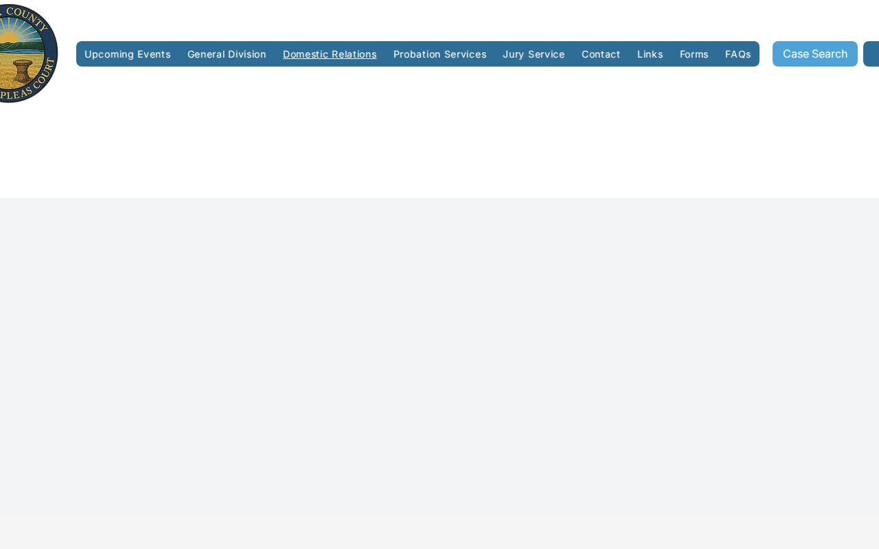 Gallia County civil docket Domestic Relations source page