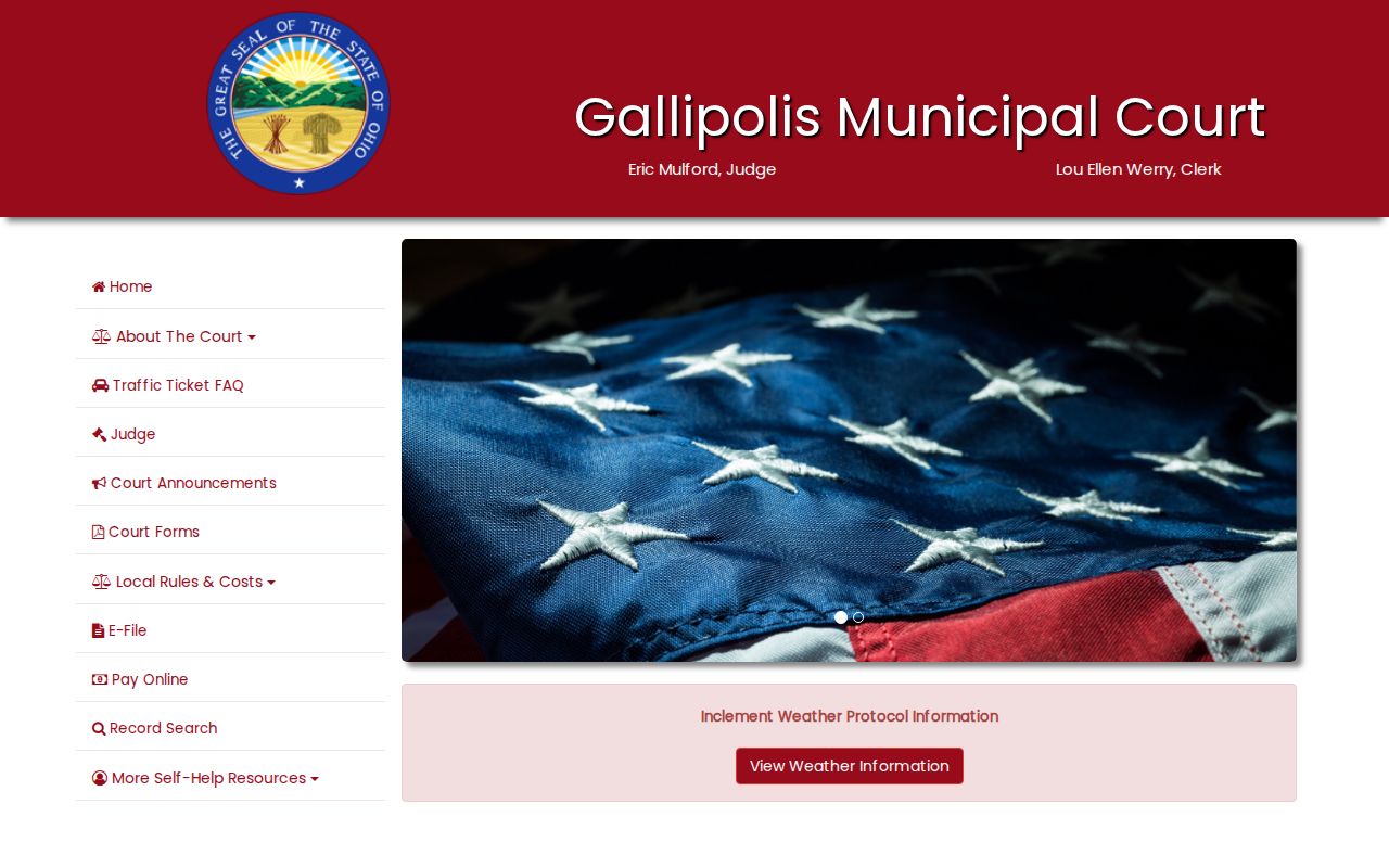 Gallia County court docket Gallipolis Municipal Court source